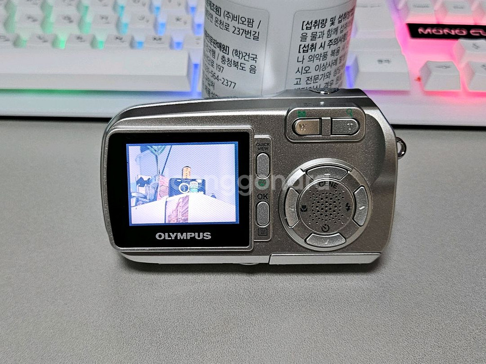 올림푸스 카메디아 C-470 줌 빈티지 디카--3