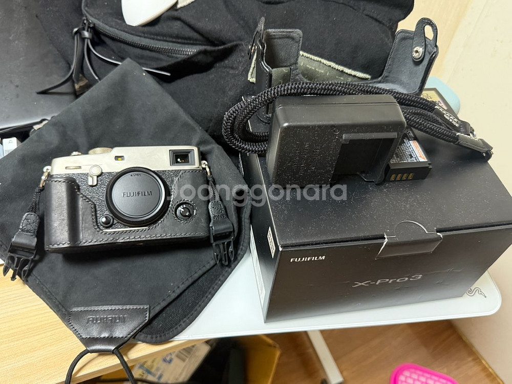 민트급 후지필름 x-pro3 듀라실버 및 악세사리 후지--0