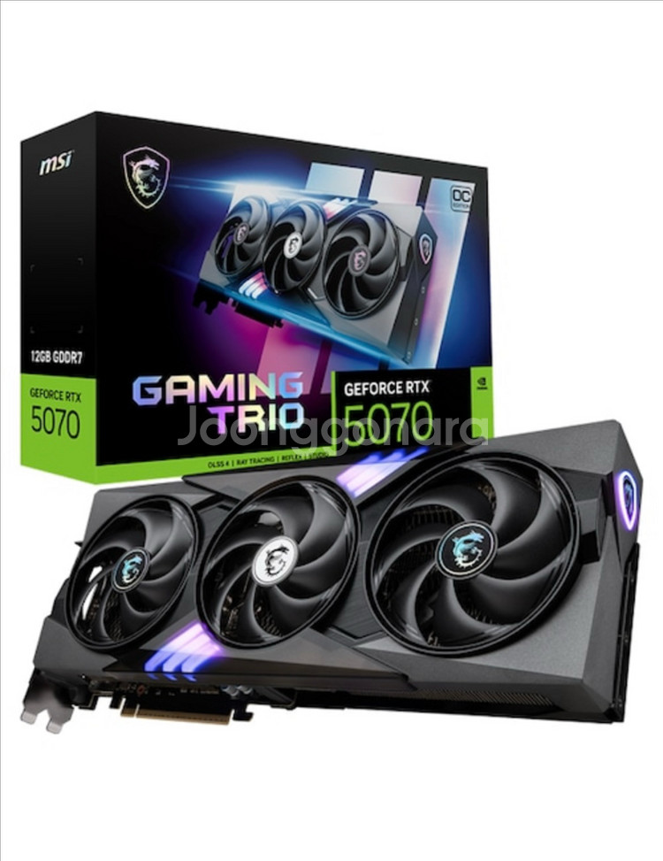 [미개봉] MSI 지포스 RTX 5070 게이밍 트리오--1