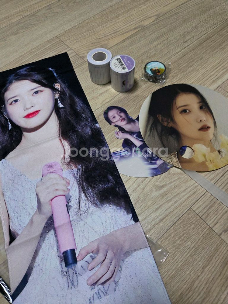 아이유 굿즈 떡메 달력 책자 가습기 발판 등 일괄 판매--4