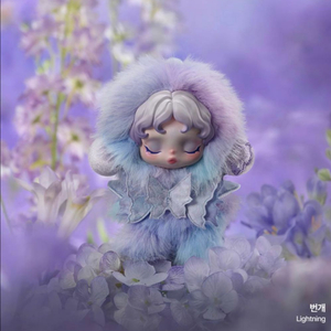 팝마트 스컬판다 빛의정원 인형키링-번개,바람꽃,티크우드