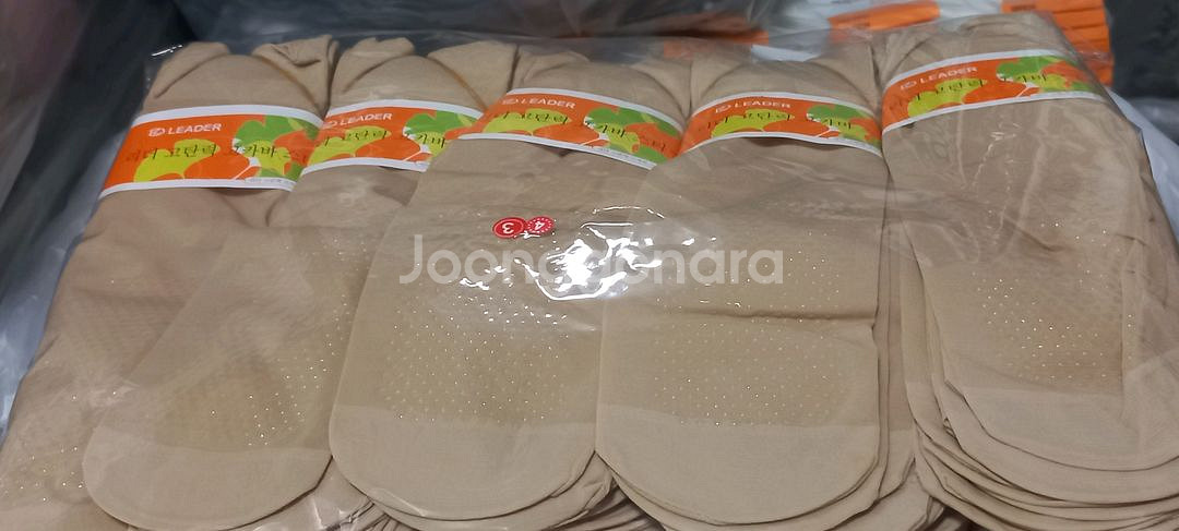 (10켤레) 리더 고탄력 고카바스타킹 살구색 단목--0