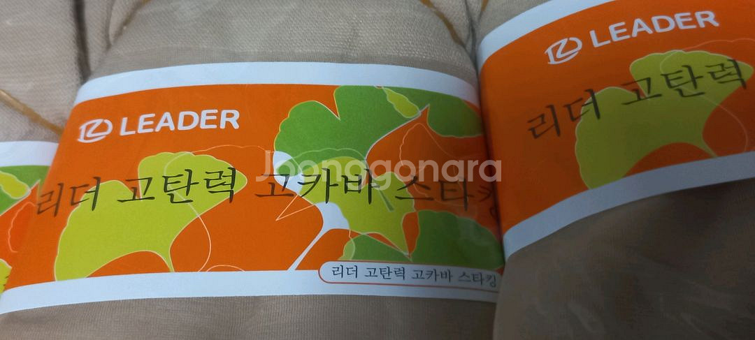 (10켤레) 리더 고탄력 고카바스타킹 살구색 단목--2