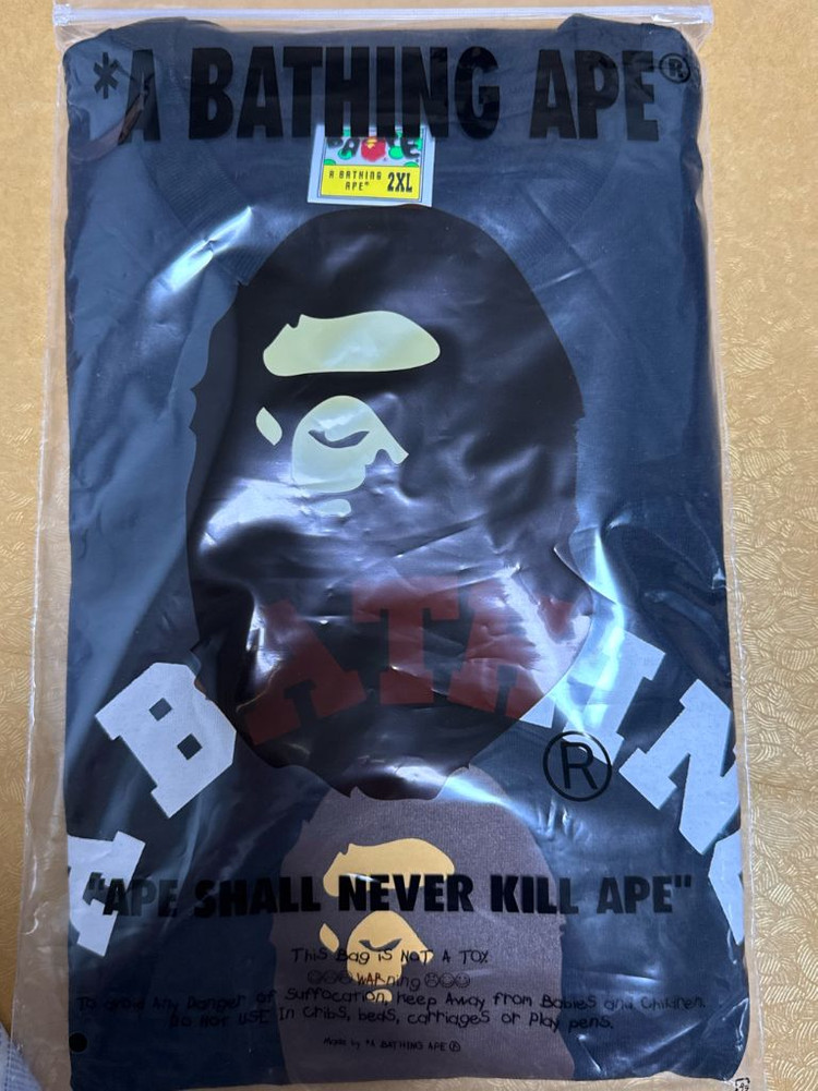 <새제품>베이프 컬리지 티셔츠 2XL--4