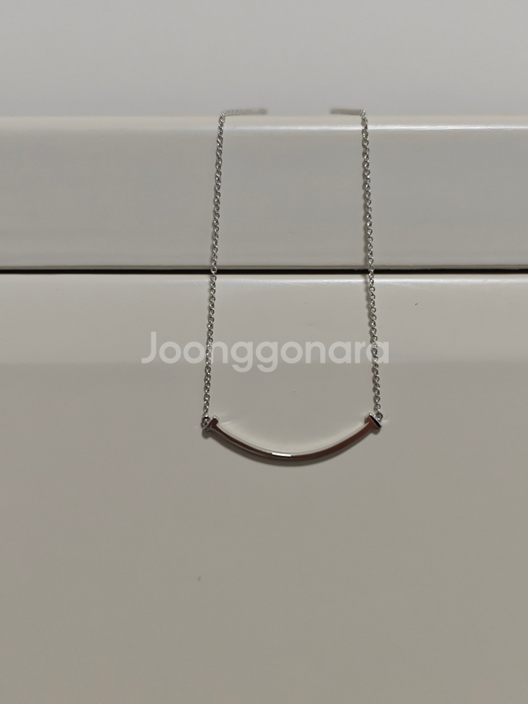 티파니앤코 스마일 T 펜던트 목걸이--0