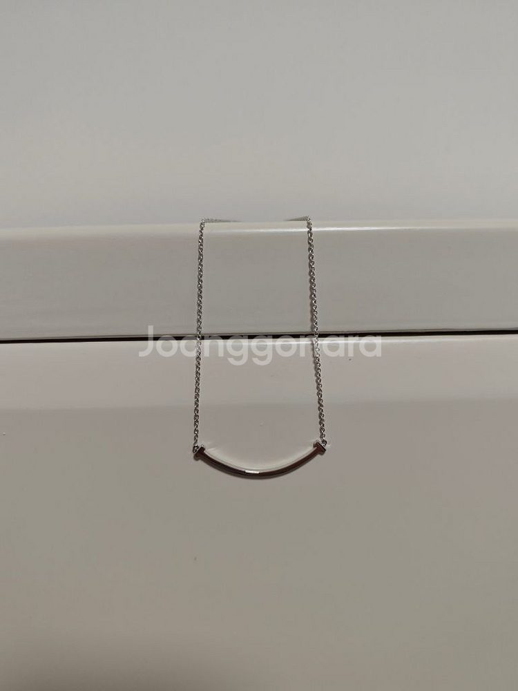 티파니앤코 스마일 T 펜던트 목걸이--2