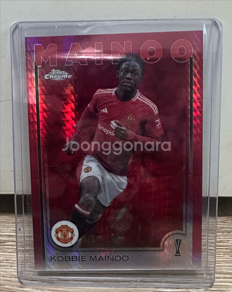 2025 Topps Chrome 맨유 마이누 3/5한정--0