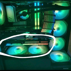 ARGB 수평 그래픽카드 지지대