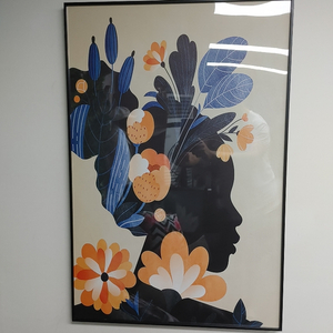 아프리카 풍 여인그림 그림액자 인테리어액자 대형그림 팜