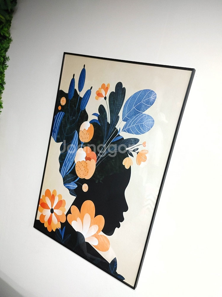 아프리카 풍 여인그림 그림액자 인테리어액자 대형그림 팜--2