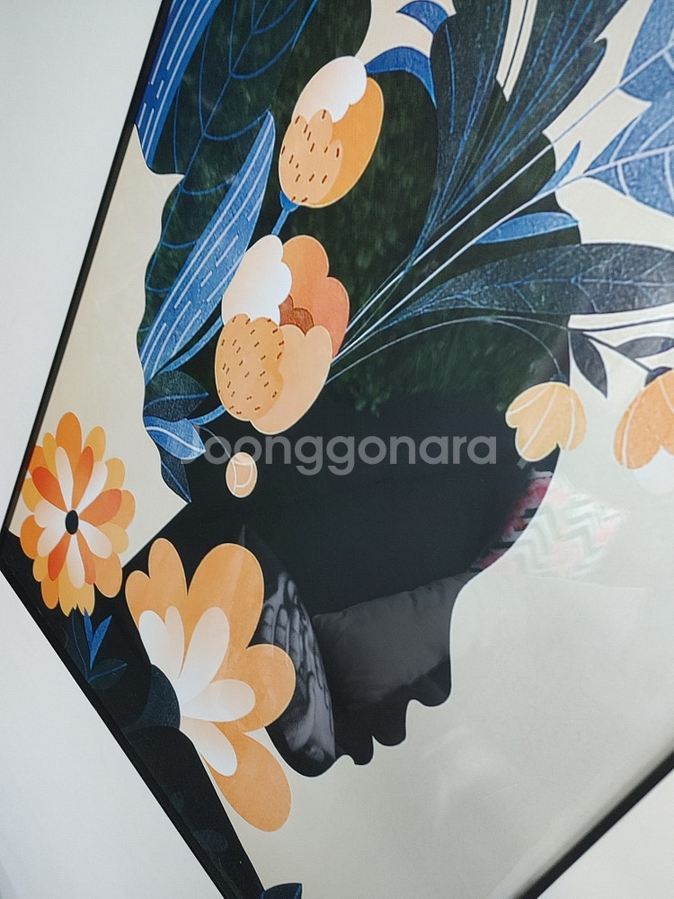 아프리카 풍 여인그림 그림액자 인테리어액자 대형그림 팜--8