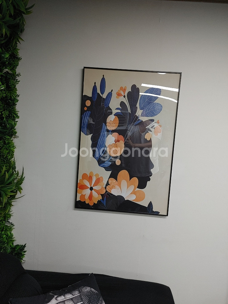 아프리카 풍 여인그림 그림액자 인테리어액자 대형그림 팜--9