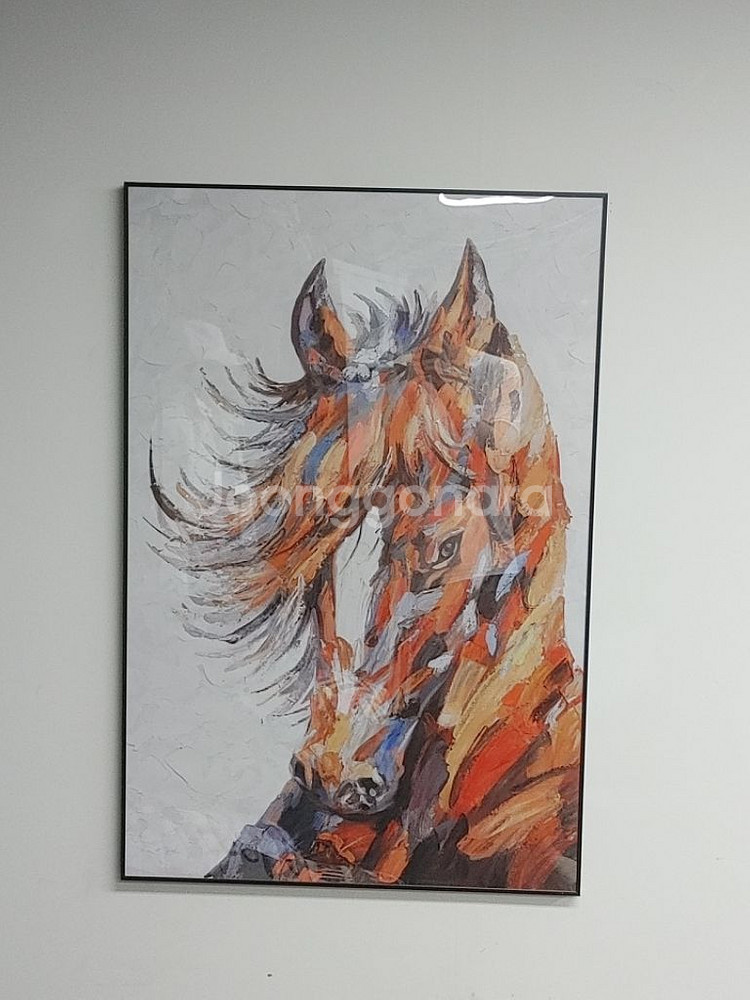 말그림 말액자 유화그림 초대형액자 그림액자 대형그림 팜--0