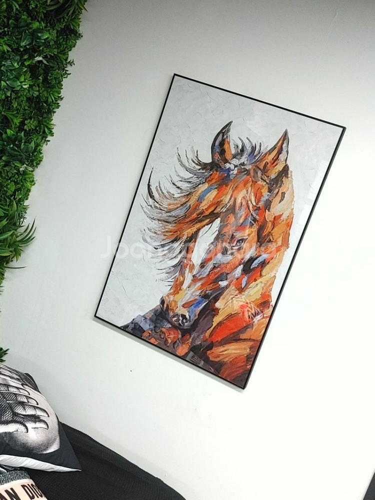 말그림 말액자 유화그림 초대형액자 그림액자 대형그림 팜--6