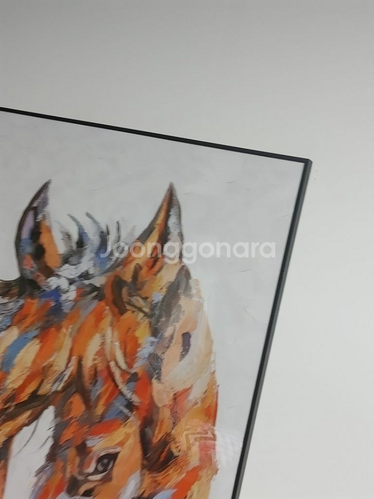 말그림 말액자 유화그림 초대형액자 그림액자 대형그림 팜--9