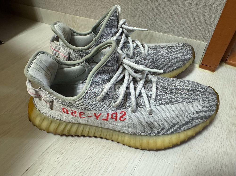 아디다스 이지부스트 350 V2 블루틴트 275mm--3