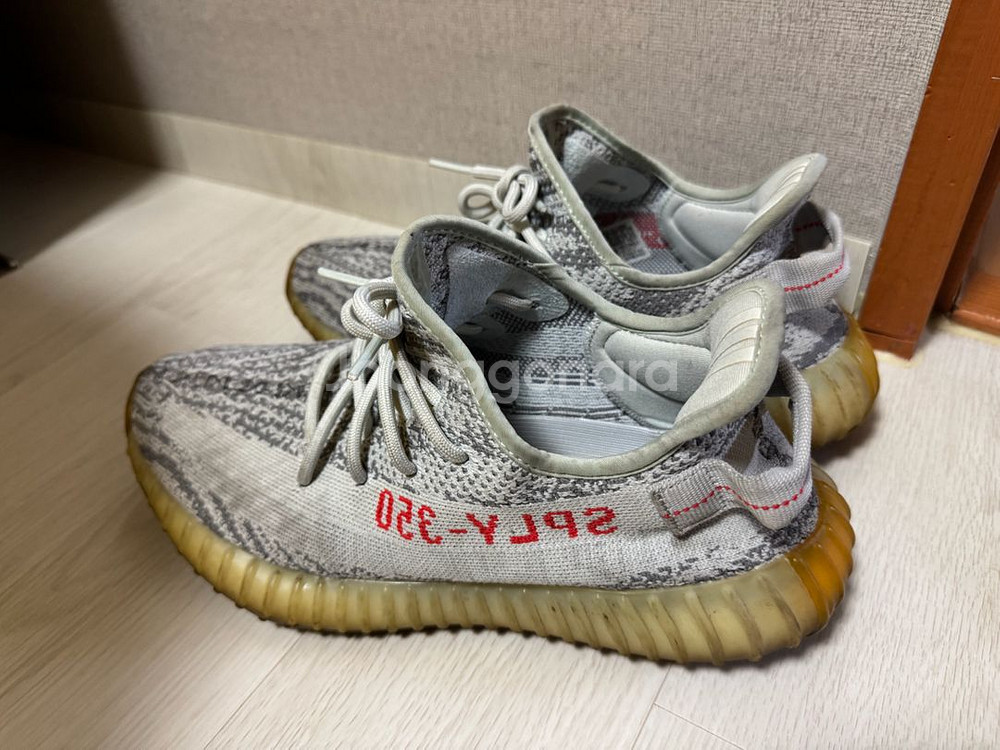 아디다스 이지부스트 350 V2 블루틴트 275mm--4
