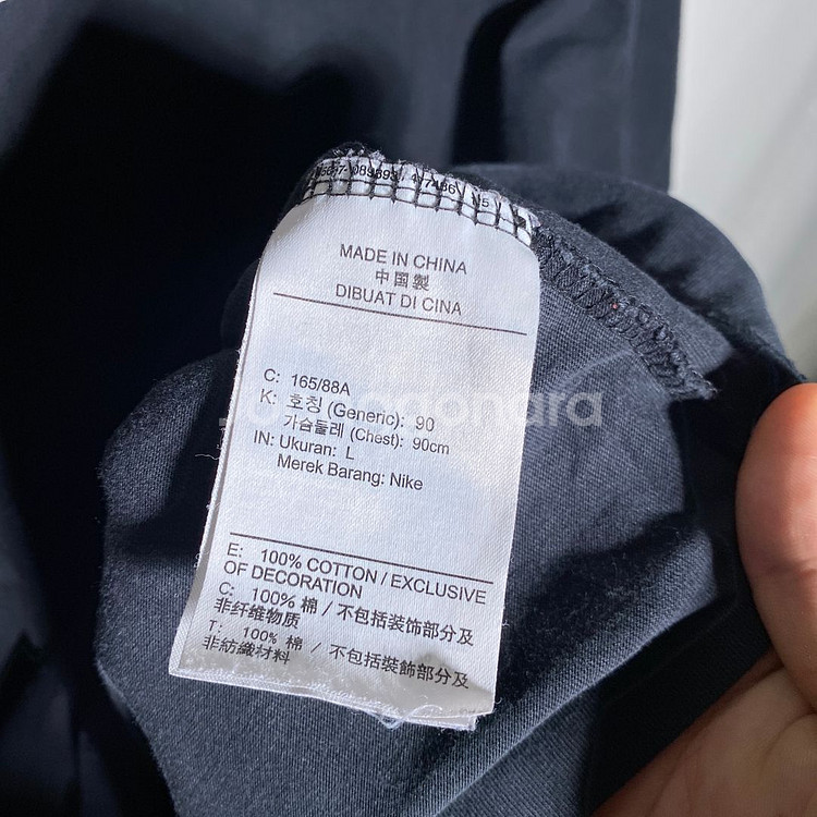 루즈핏 L)나이키 여성 프린팅 반팔 티셔츠--3