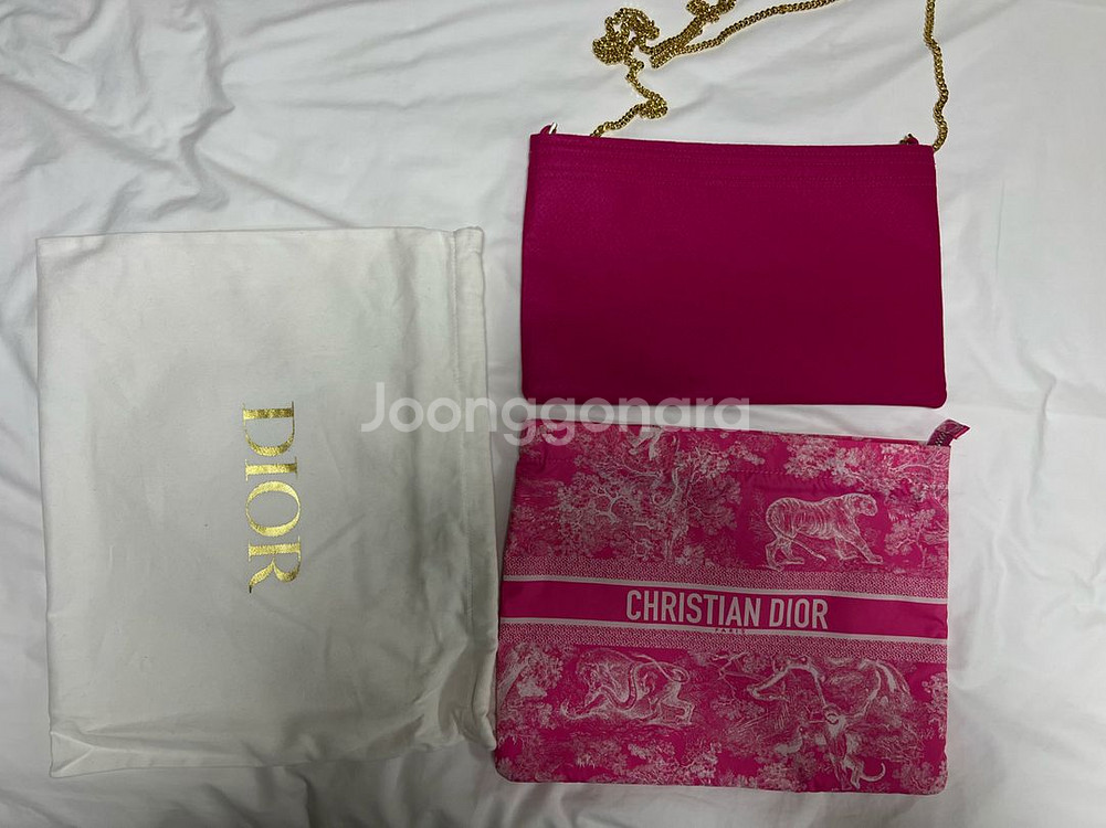 디올 DiorTravel 리비에라 지퍼 파우치--1