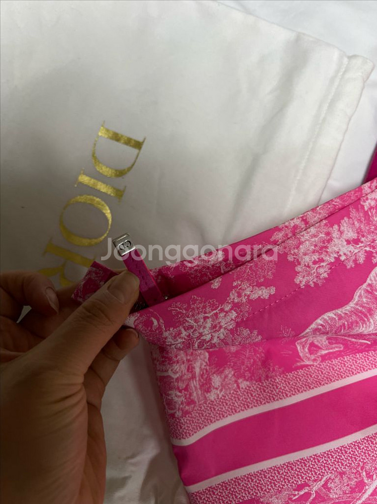 디올 DiorTravel 리비에라 지퍼 파우치--2