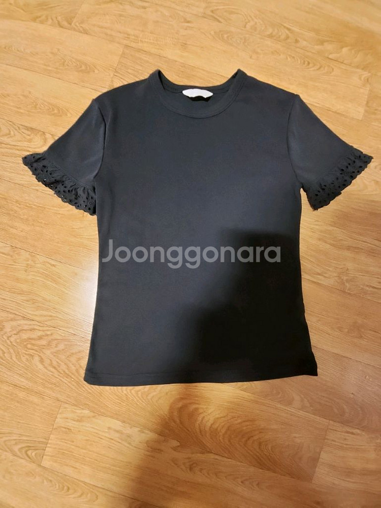 11am 제작 top-48 밑단레이스 티셔츠 티셔츠 L--9