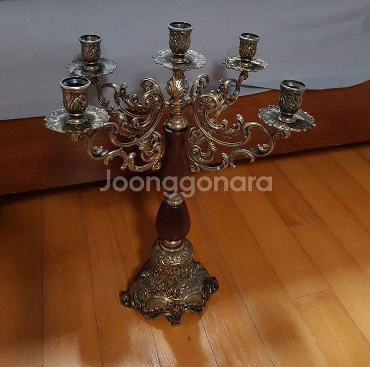 (엔틱) ** 파리 목조 촛대 인테리어 소품 장식품 *--2