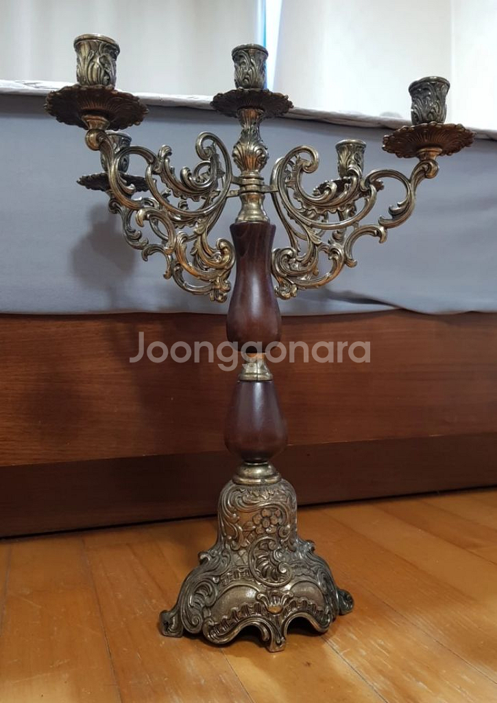 (엔틱) ** 파리 목조 촛대 인테리어 소품 장식품 *--3