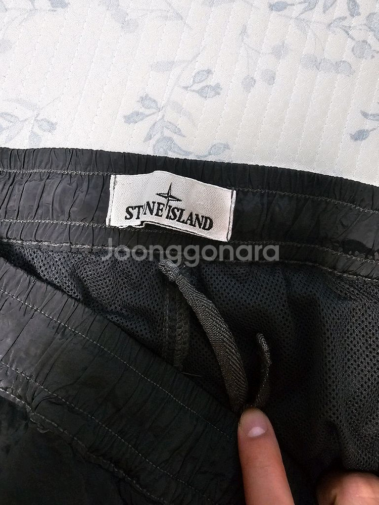 34 스톤아일랜드 나일론메탈 카고 조거 팬츠--3