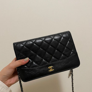 샤넬 가브리엘 woc 빈티지 카프스킨 블랙