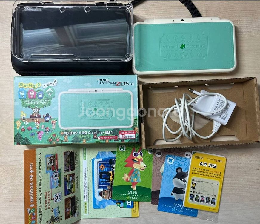 닌텐도 2ds xl 동물의숲 에디션 판매합니다 튀동숲--0