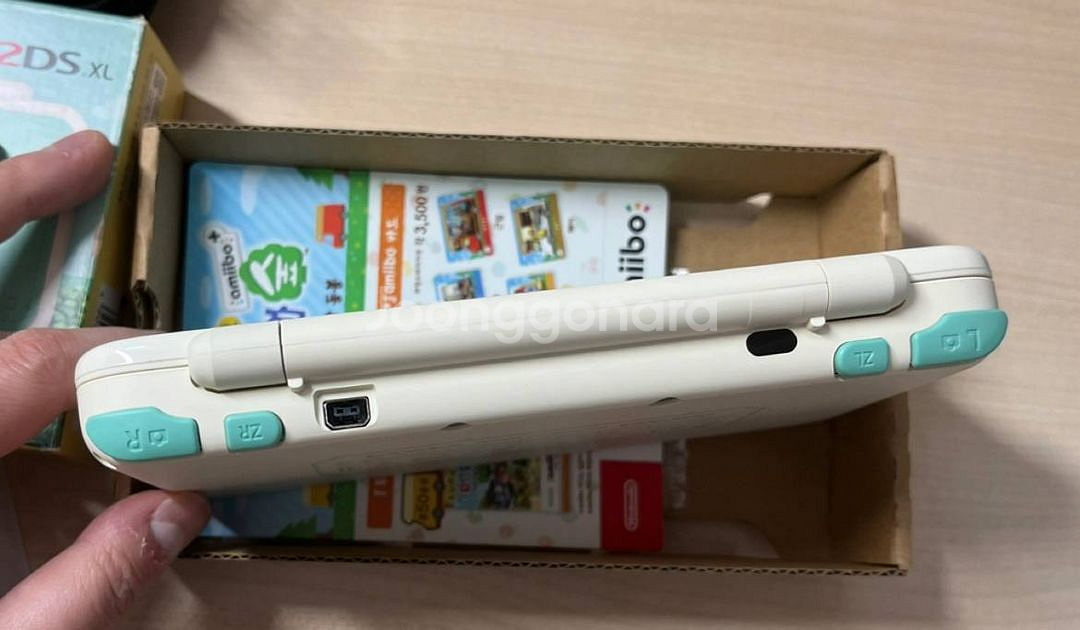 닌텐도 2ds xl 동물의숲 에디션 판매합니다 튀동숲--4
