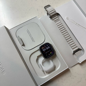 애플워치 울트라2 티타늄실버 49mm SSS급