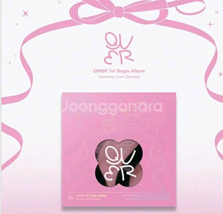 [단순개봉] QWER 앨범 cd 디스코드 (비닐만 제--0