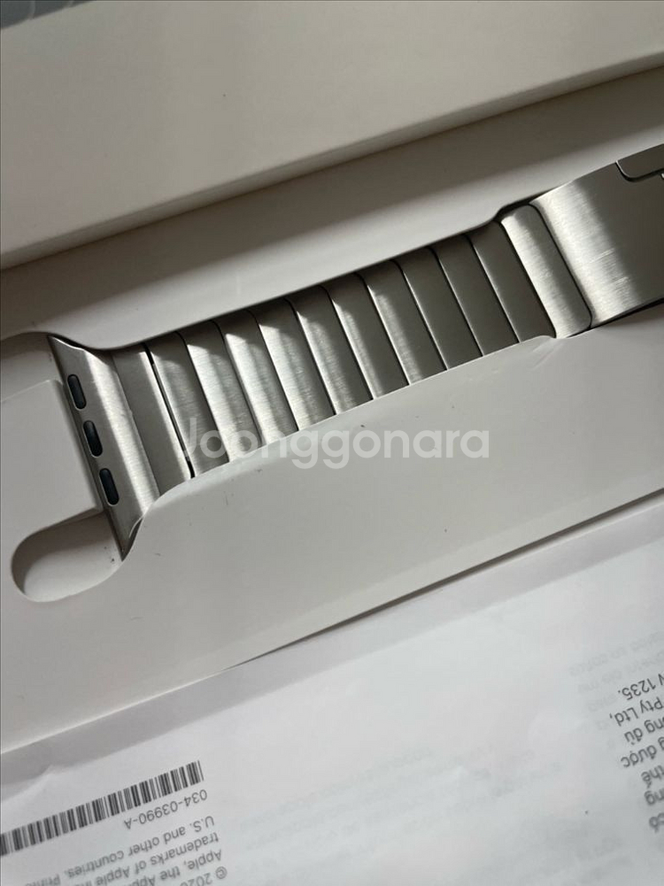 애플워치 링크브레이슬릿 실버 42mm SS급--1
