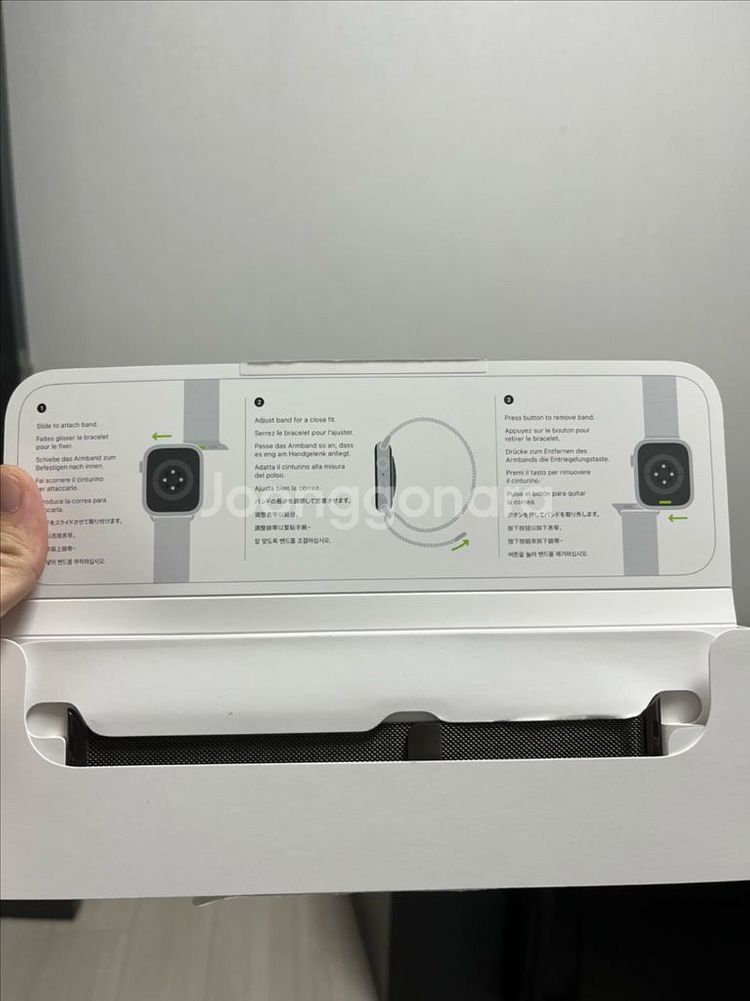 애플워치 45mm 그라파이트 밀레니즈 루프--1