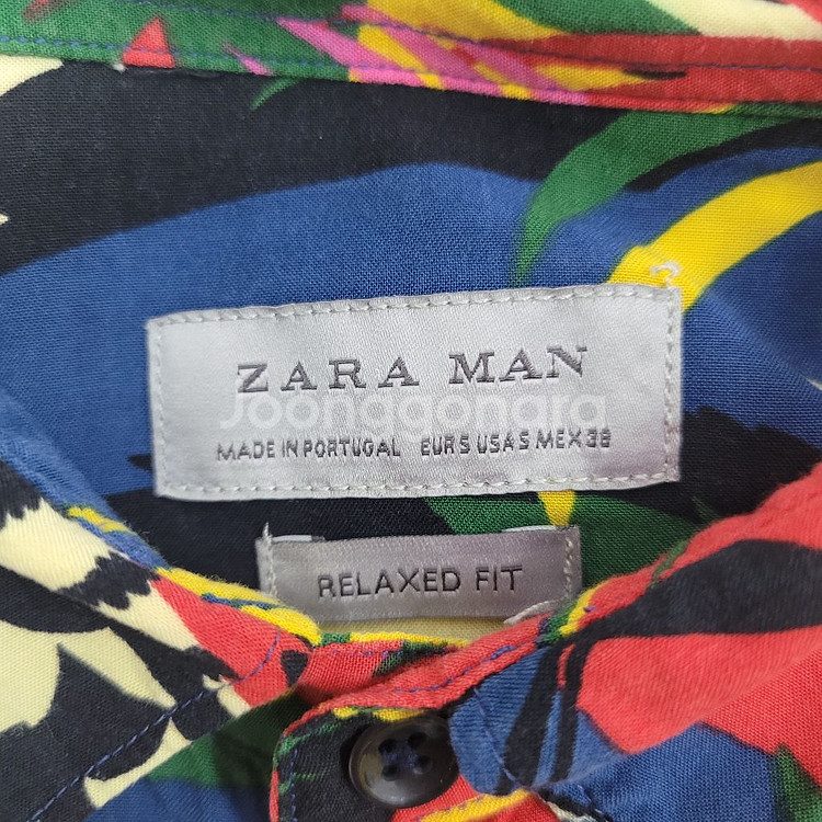 ZARA MAN 하와이안 셔츠 S--3