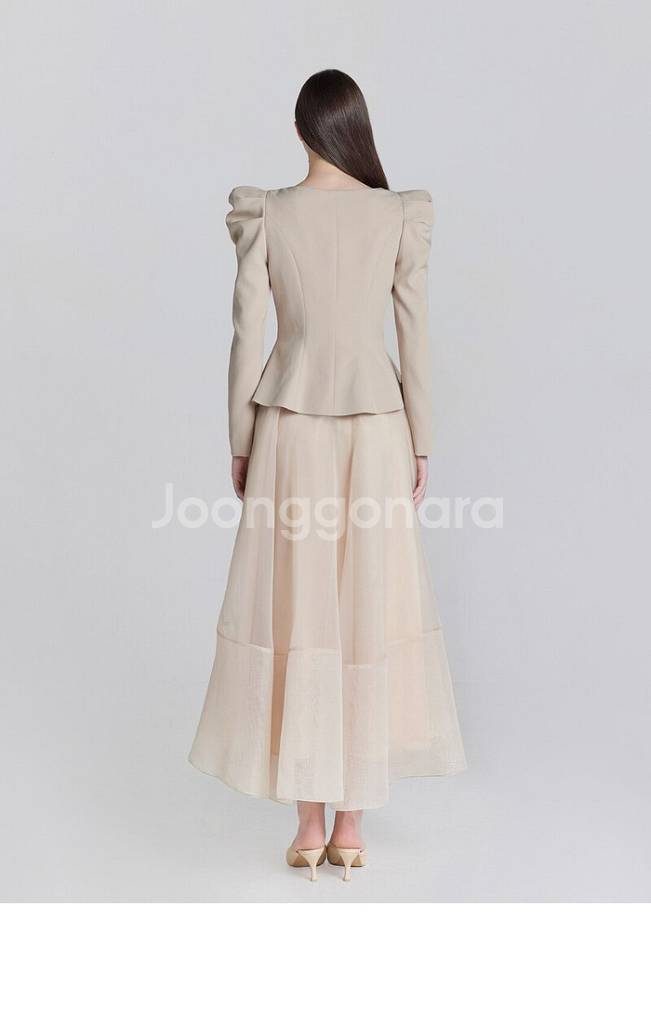 Masha Skirt (Beige) L--4