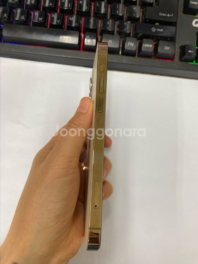 아이폰12프로 골드 AA급 128GB 배터리100%--4