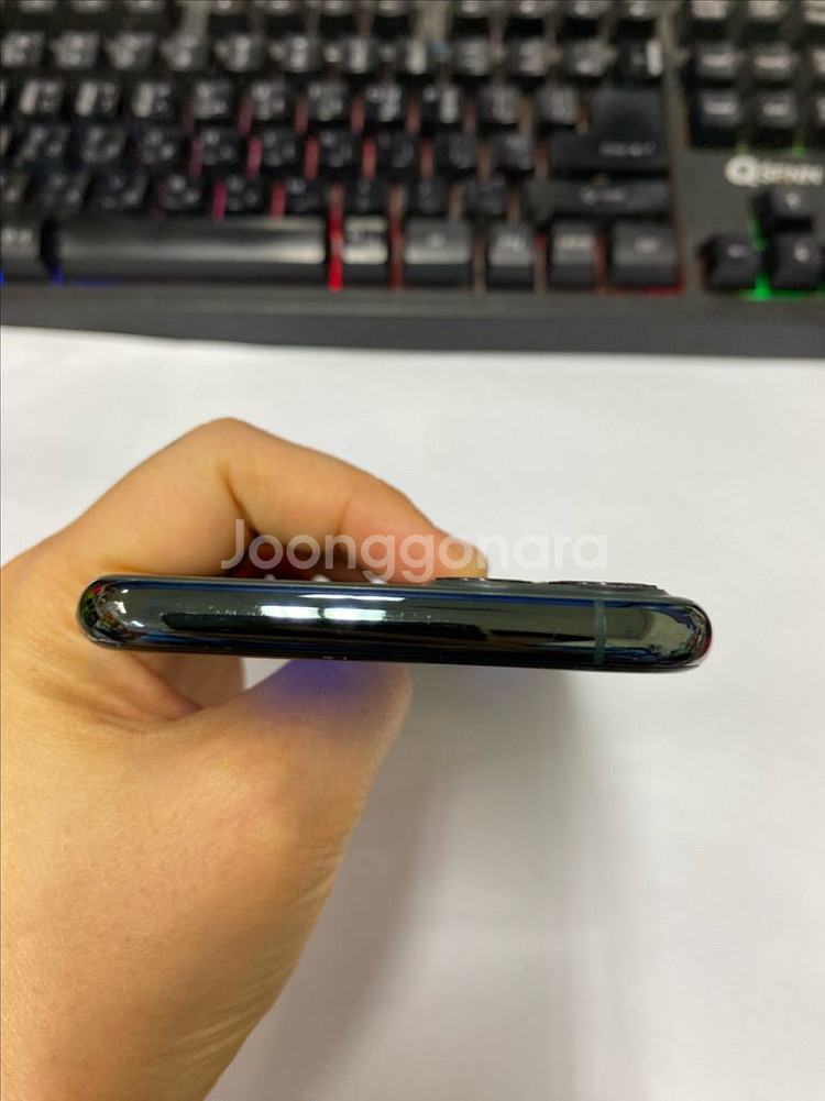 아이폰11프로 그린 AA급 256G 배터리100%--3
