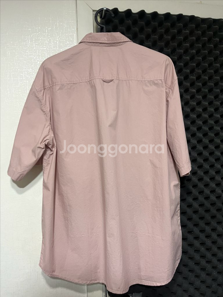 무신사스탠다드 포플린 반소매 셔츠 [데저트 핑크]2XL--3