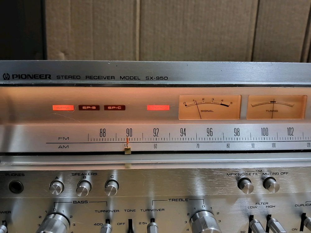 파이오니아 SX 950 아나로그 리시버 (오디오 앰프 이미지