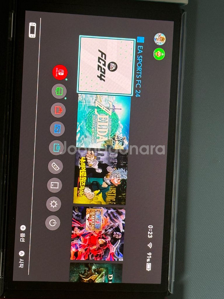 닌텐도 스위치 oled 팝니다!(게임 12개)--2