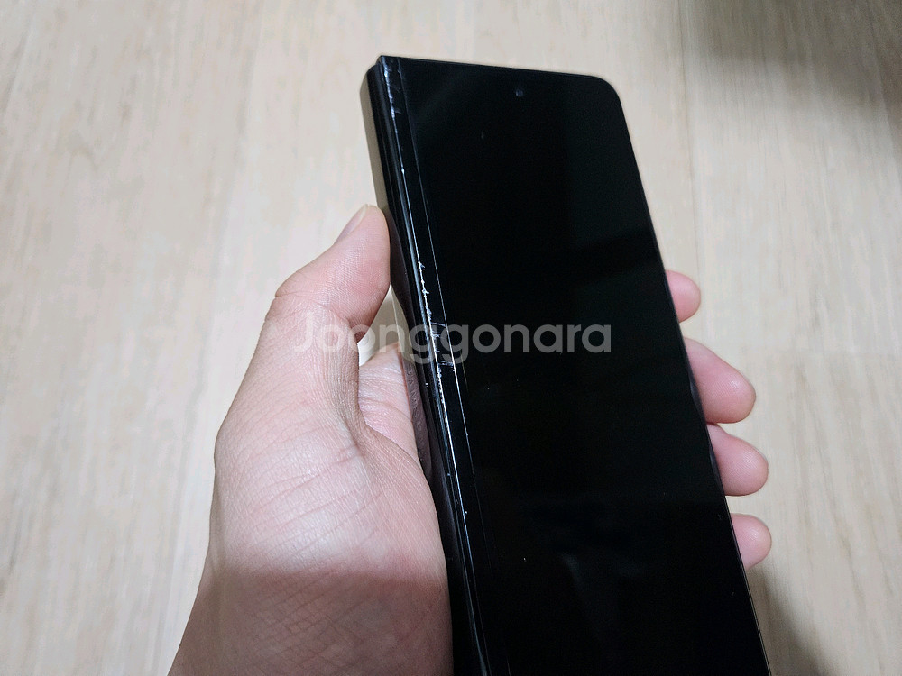 갤럭시Z폴드3 블랙 256GB 모든기능 정상작동(내부액--2