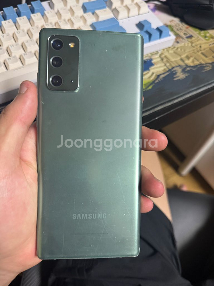 갤럭시 노트20 256GB 미스틱그린 중고폰 싸게 팝니--6