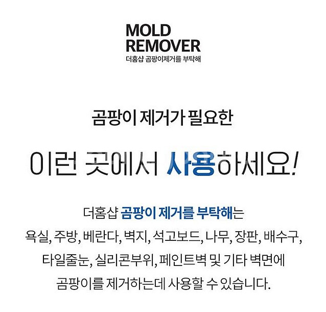 더홈샵 곰팡이 제거를 부탁해 540ml--4