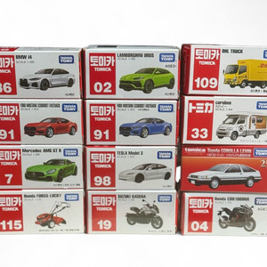 토미카 14대 일괄 1:64 미니지티,카이도,타막,핫휠