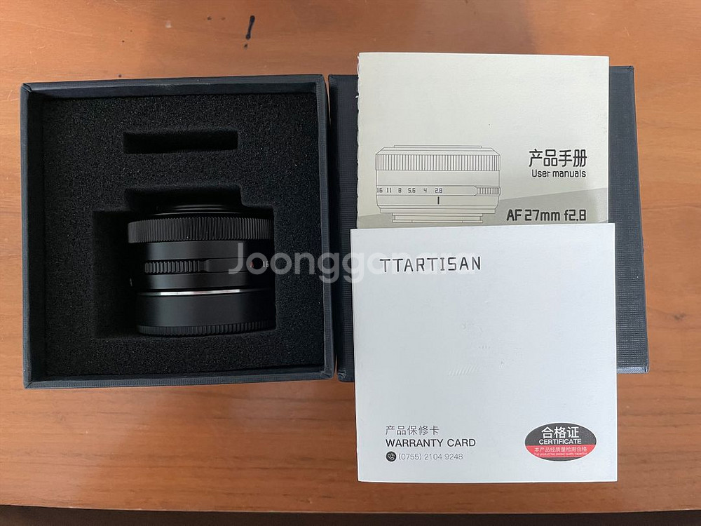 티티아티산 27mm F2.8 후지 X마운트 렌즈--1