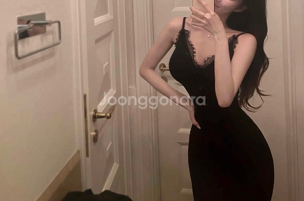 블랙 레이스 머메이드 원피스--0