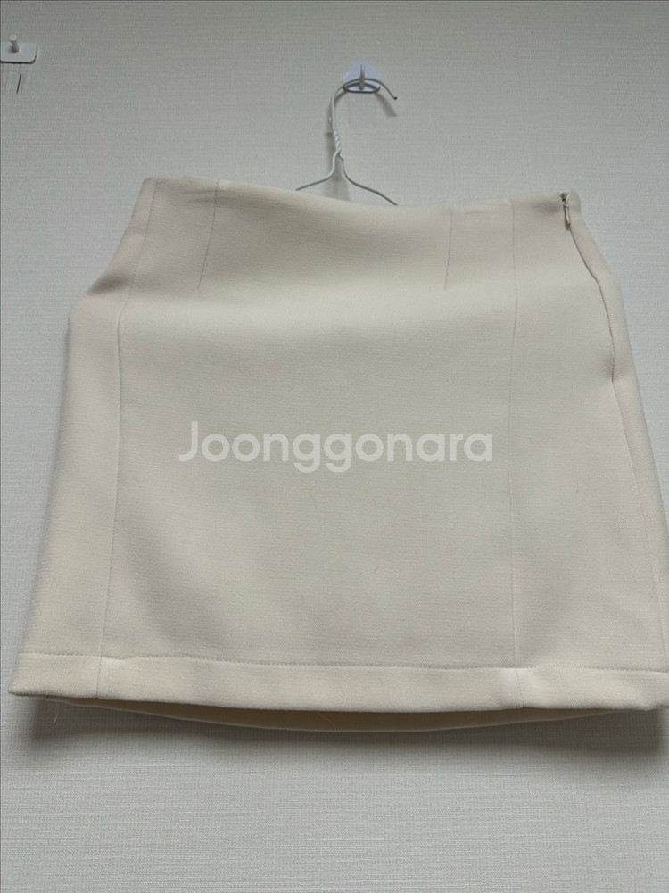 크림 아이보리 속바지 스커트 S--1