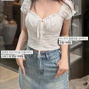 카인다미 아일렛셔링블라우스 스몰 택ㅇ 새상품